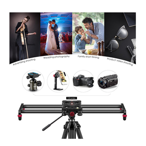 VGEET anderes Kamera zubehör 40cm tragbarer Kohlefaser-<span class=keywords><strong>Video</strong></span>-Mini-Kamera-Schieber egler für <span class=keywords><strong>DSLR</strong></span>-Kamera - Product Image 1