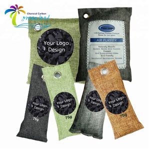 Bamboo Charcoal/Activated Carbon natural Air Purifying Bags/Freshening Charcoal Package