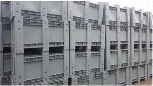 HDPE כבד החובה גדול גודל מוצק בתפזורת stackable פלסטיק מזרן תיבת עם מפעל מחיר למכירה - Product Image 6