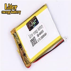 Plug 1.0-<span class=keywords><strong>2</strong></span> P 3.7 V 484550 mah 1800 lithium polymer lipo rechargeable battery li ion Solar lithium battery with PCM - Product Image 3