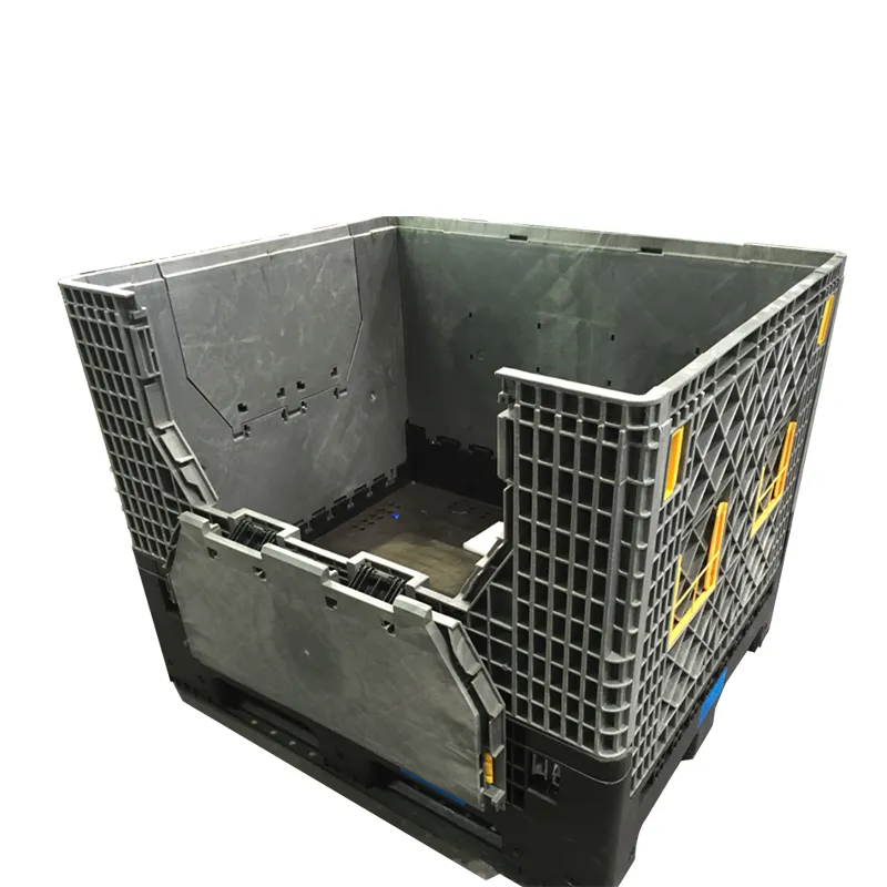 800L agriculture storage use large foldable plastic pallet container price