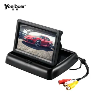 Car LCD Monitor 4.3inch Folding Motorized Mini TV