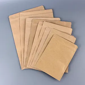 3 боковой шов металлизированная пленка крафт бумага закрывающимися алюминиевой фольги на подкладке плоский термосвариваемый Пищевая упаковка сумки с застежкой-молнией