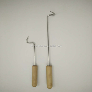 Crochet à viande Grillmark en acier inoxydable, ustensile de cuisine, Flipper en <span class=keywords><strong>queue</strong></span> de cochon - Product Image 1