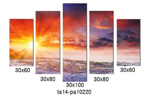 En Multiples panel Abstractl Arte <span class=keywords><strong>Lienzos</strong></span> Impresos - Product Image 3