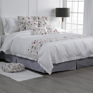 Sábanas de algodón cepillado para cama de Hotel, 4 unidades, Vietnam