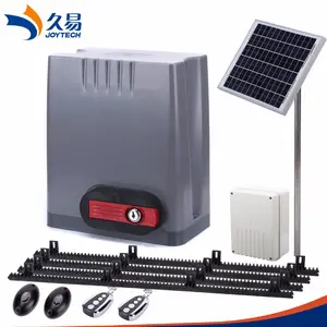 Abridor de portão elétrico, controle de portão deslizante motor dkc500dc/dkc800dc com sistema de energia solar