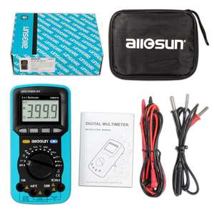 Allosun EM5510 Multimètre numérique 5 en 1 Niveau sonore Humidité Luminosité Multimètre à réglage automatique Testeur de température - Product Image 6