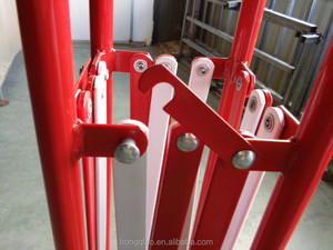 正方形の折りたたみ式金属鉄道路建設作業員保護安全バリア - Product Image 3