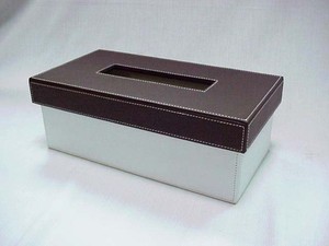 ที่เก็บกระดาษชำระม้วนหนัง PU สีน้ำตาลแบบสามม้วนทันสมัย - Product Image 6