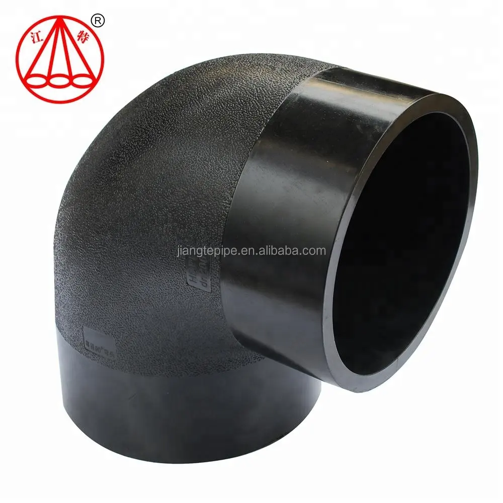 Cetak Injeksi dari 110 Mm Pe 90 Derajat HDPE Elbow