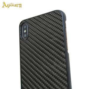 Cover per <span class=keywords><strong>iPhone</strong></span> X in PC rigido placcato <span class=keywords><strong>oro</strong></span> di alta qualità <span class=keywords><strong>e</strong></span> nuovo stile, con vera fibra di carbonio, molto venduta - Product Image 3