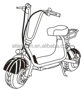 Mini scooter <span class=keywords><strong>électrique</strong></span> Citycoco 800w <span class=keywords><strong>pour</strong></span> enfant et femme - Product Image 1