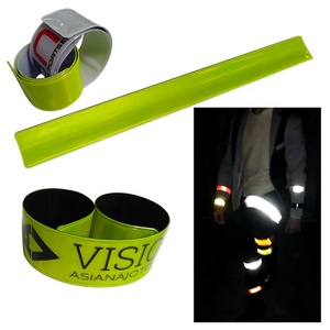 Gelang Vinil Pvc Visibilitas Tinggi Kustom Kelas 2 Gelang Tangan Reflektif Gelang Pembungkus Slap Lengan untuk Hadiah Anak-anak - Product Image 2