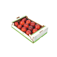 Gerecycleerde groenteverpakkingen doos met reliëf, geschikt voor fruit, maïs, okra en andere groenten en fruit.