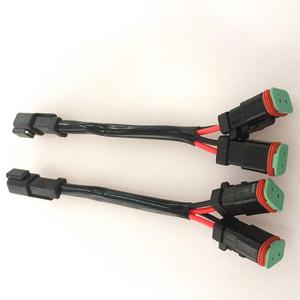 Automobil Y-förmige Dual-Ausgangs-Deutsch DT DTP Adapter 2-Pin-Steckverbinder Splitter für Auto-LED-Nebelscheinwerfer - Product Image 5