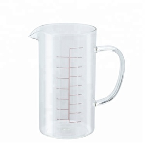 Gelas Minum Kaca Pengukur Grosir Pabrik, Gelas Ukur, Gelas Pengukur Borosilikat - Product Image 3