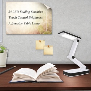 현대 민감한 터치 컨트롤 dimmable <span class=keywords><strong>USB</strong></span> 충전식 독서 빛 휴대용 접이식 테이블 책상 램프 - Product Image 5