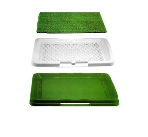 子犬トイレグラスマット犬トレーナー屋内おしっこパッドトレーニングパッチ - Product Image 4