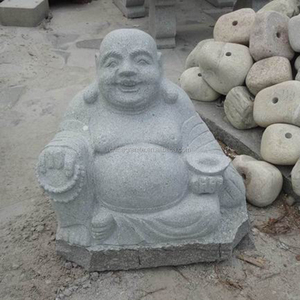 Piedra laughing <span class=keywords><strong>Buddha</strong></span> estatuas del jardín - Product Image 2