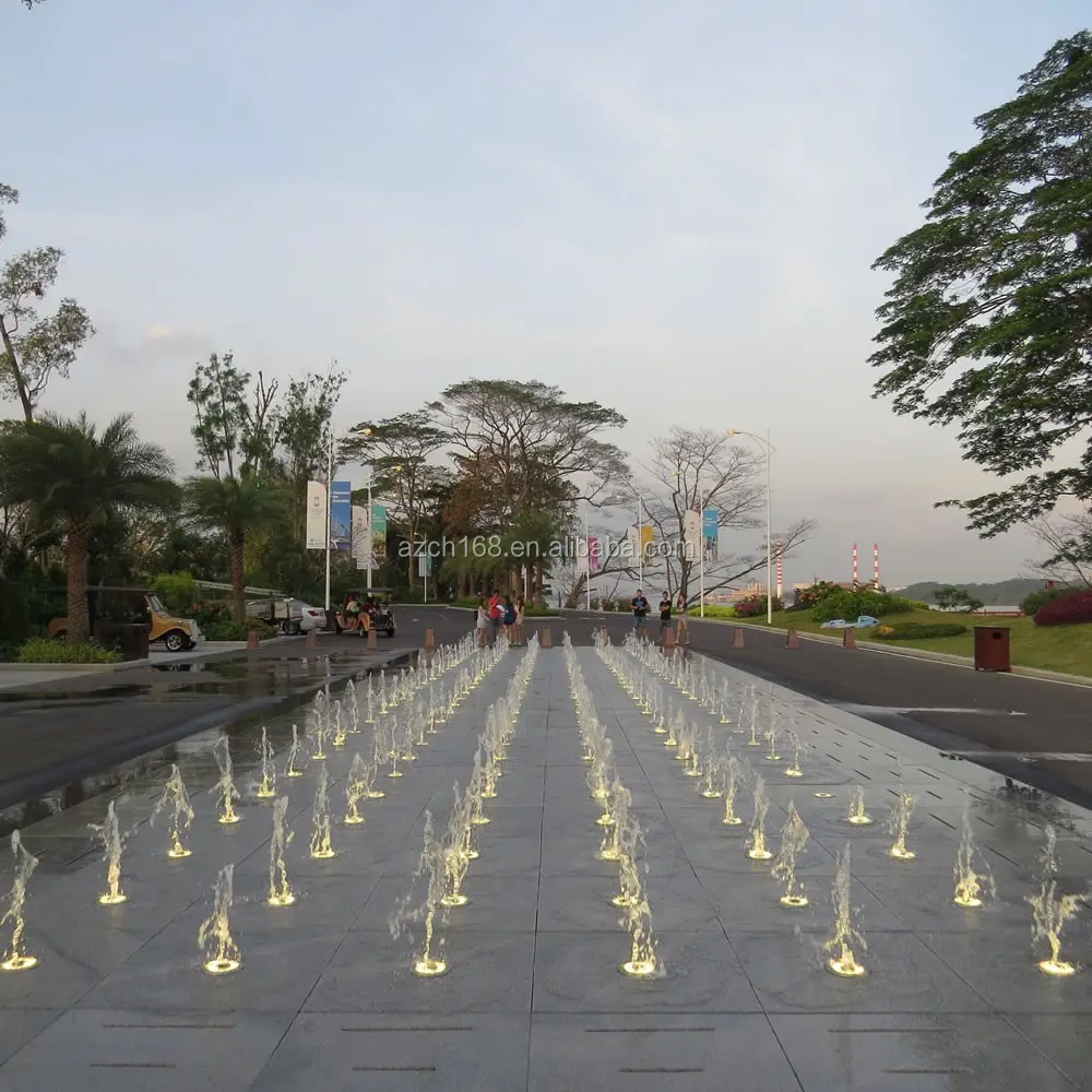 Fonte de água grande, dança da fonte de água da música construída na r f da malásia