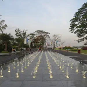 Fuente de agua grande para baile al aire libre, fuente de agua con música integrada R F de Malasia