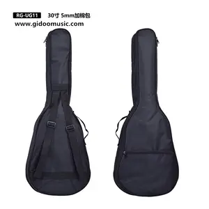 优质便宜价格乐器配件30英寸guitele OEM品牌5毫米棉可调背带包