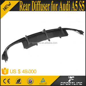 Fibra de carbono S5 difusor del tope posterior para Audi <span class=keywords><strong>A5</strong></span> 8 T S5 4D <span class=keywords><strong>Sportback</strong></span> Coupe 2D <span class=keywords><strong>Quattro</strong></span> 12UP - Product Image 1