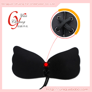 Lala <span class=keywords><strong>Déesse</strong></span> Dames Sexy Nude Noir Couleur Ange Push up Soutien-Gorge - Product Image 4