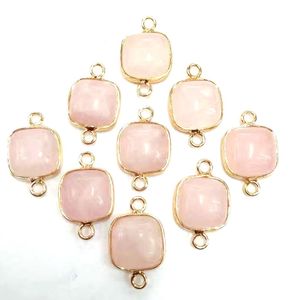 Colore misto piccola piazza <span class=keywords><strong>acquamarina</strong></span> <span class=keywords><strong>ciondolo</strong></span> in <span class=keywords><strong>pietra</strong></span> Onice Verde loop Lunetta in oro malachite <span class=keywords><strong>ciondolo</strong></span> agata - Product Image 3