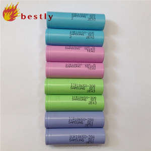 Venta caliente samsung iones de litio pilas 18650 <span class=keywords><strong>3</strong></span>.7v batería li-ion para 18650 icr <span class=keywords><strong>3</strong></span>.7v batería recargable de li-ion - Product Image 2