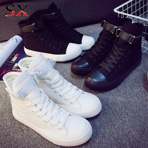 Giày Vải Cao Đến Mắt Cá Chân Giày Vải Sành Điệu - Product Image 1