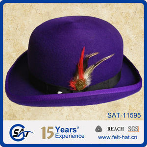 Degli uomini Dell'annata delle 100% Feltro di Lana Tradizionale <span class=keywords><strong>Cappello</strong></span> di giocatore di Bocce - Product Image 4