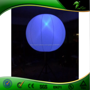 Factory Outlet Pvc inflable halógeno iluminación llevada bola, inflable trípode Led bola, bola inflable con la luz llevada - Product Image 1