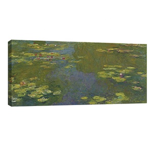 キャンバス絵画油絵手描き複製クロードモネスイレン池中国工場 - Product Image 6