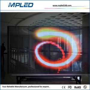 LED屏幕透明玻璃新技术高清广告P7.8室内2019视频Novastar全彩定制15 2年 - Product Image 4