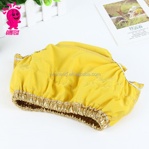 Bombachos de algodón suave para bebés, diseño único, de satén dorado, venta de fábrica - Product Image 3