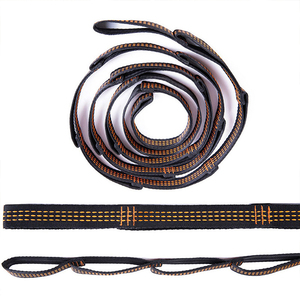 Vente en gros et personnalisation 14 + 1 boucles 2.8 mètres Ceinture <span class=keywords><strong>de</strong></span> sécurité pour camping en plein air <span class=keywords><strong>de</strong></span> haute qualité <span class=keywords><strong>Sangles</strong></span> <span class=keywords><strong>de</strong></span> <span class=keywords><strong>hamac</strong></span> avec sac - Product Image 1