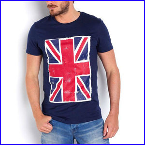 personalizada camiseta impresa al por mayor 100% del algodón de los hombres baratos - Product Image 1