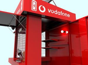 Kiosque de rue préfabriqué en acier inoxydable <span class=keywords><strong>Vodafone</strong></span> - Product Image 5