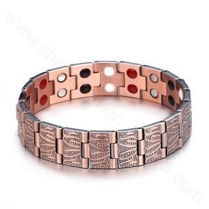 Bracelet magnétique tressé en cuivre pour l'arthrite – Collection Hot Sale - Product Image 3