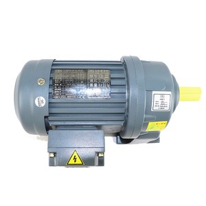 Chất lượng cao CH22 ngang loại 100W 1/8HP <span class=keywords><strong>3</strong></span> giai đoạn AC bánh có động cơ - Product Image 3