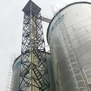 Vertical Bucket Elevator Used in Grain Silo System With Tower