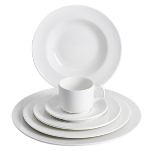 Fábrica Chaozhou aparato banquete blanco brillante China cena conjunto vajilla conjunto de cena de cerámica de ~ - Product Image 4