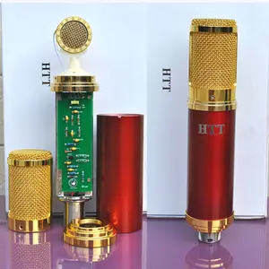 Professional 34ミリメートルCapsules Gold USB Studio Recording Condenser Microphone