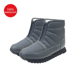 质量好的防滑防水EVA和橡胶鞋底保暖女式雪靴鞋