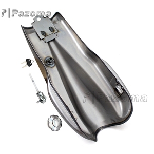 אופנוע 10L 2.6 גלון שמן תיבת דלק טנק עבור הונדה קוואסאקי/סוזוקי/ימאהה RD50/RD350/RD400/R100 R סדרה - Product Image 5
