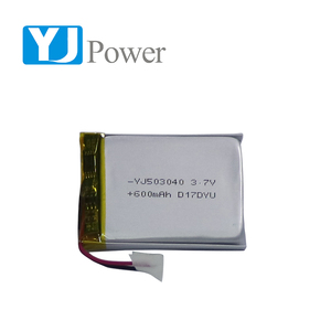 <span class=keywords><strong>3</strong></span>,7 V 503040, 600 mAh batería de lipo de hecho en China de pequeña potencia lipo celular - Product Image 3