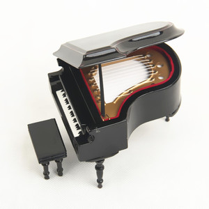 Wooden Fashion Mini Piano <strong>Music</strong> <strong>Box</strong> - Product Image 2