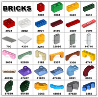 Sac de 0,1 kg de briques de construction 3008, pièces 3008, briques compatibles 1x8, 1*8, jouets de construction DIY, 36 couleurs pour jouets créatifs en ABS